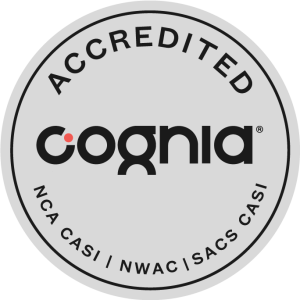 Cognia seal of quality. Mati Talent Institute meets the highest educational standards set by Cognia.