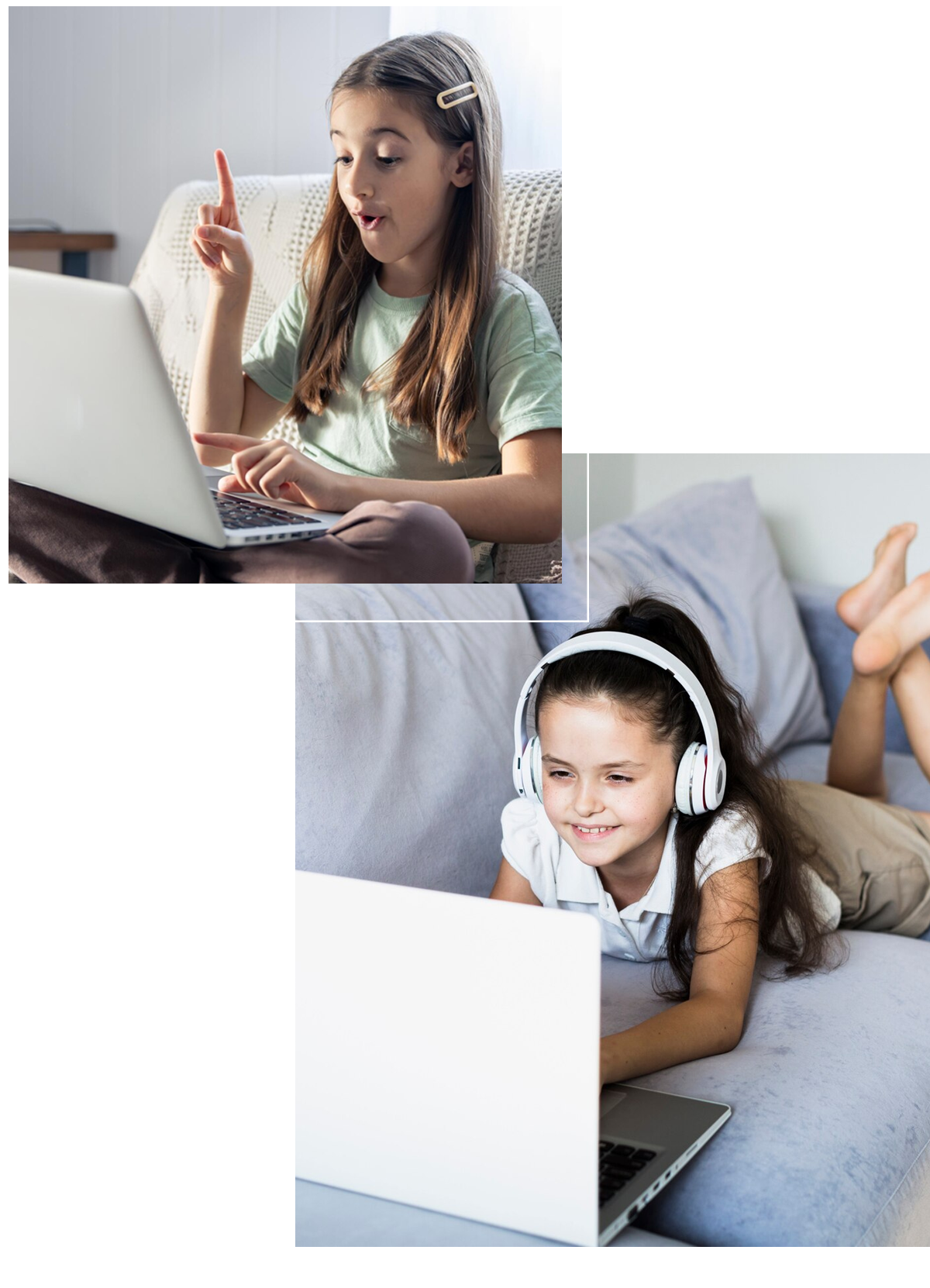 girls learning online